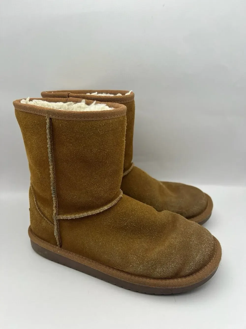 Kookaburra By Ugg Brown Suede Short Boots Kids Size 2